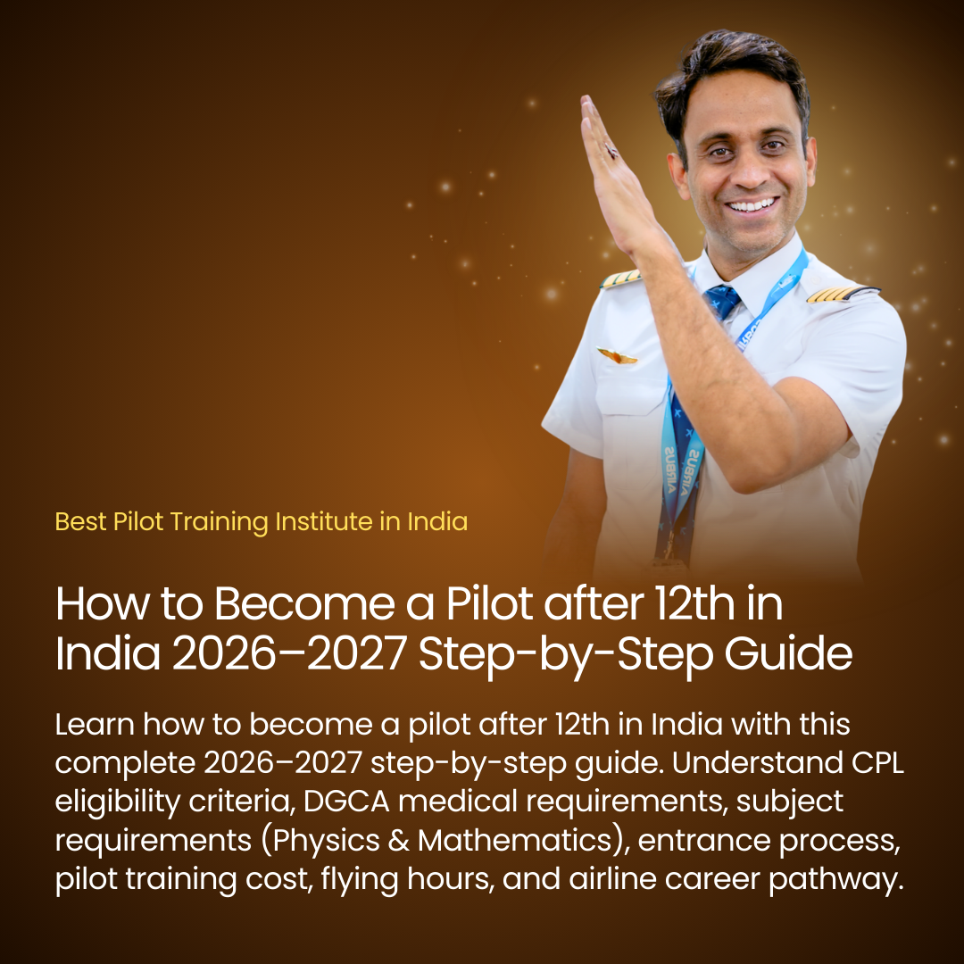 How to Become a Pilot after 12th in India 2026–2027 Step-by-Step Guide